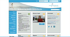 Desktop Screenshot of nvos-orthobanda.nl